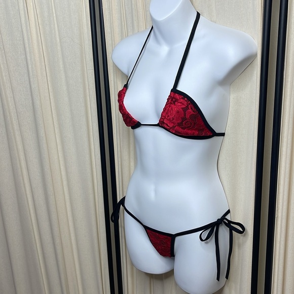 NEW! MIDNIGHT BALLERINA EXOTIC DANCE WEAR BIKINI SET OSFM S-XL - Picture 11 of 13